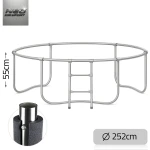 Trampolina ogrodowa 8ft/252cm z siatką zewnętrzną i drabinką Neo-Sport