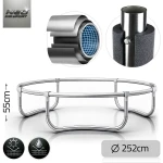 Trampolina ogrodowa profilowana 8ft/252cm z siatką wewnętrzną Neo-Sport