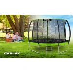 Trampolina ogrodowa profilowana 12ft/374cm z siatką wewnętrzną Neo-Sport
