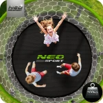 Trampolina ogrodowa profilowana 8ft/252cm z siatką wewnętrzną Neo-Sport