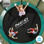 Trampolina ogrodowa profilowana 12ft/374cm z siatką wewnętrzną Neo-Sport