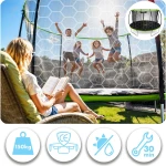 Trampolina ogrodowa profilowana 14ft/435cm z siatką wewnętrzną Neo-Sport
