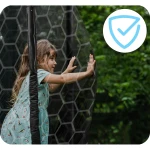 Trampolina ogrodowa profilowana 14ft/435cm z siatką wewnętrzną Neo-Sport