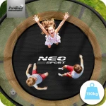 Trampolina ogrodowa profilowana 12ft/374cm z siatką wewnętrzną Neo-Sport