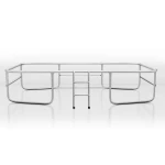   Trampolina ogrodowa prostokątna 14x10ft/427x305cm z siatką zewnętrzną i drabinką Neo-Sport