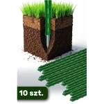 Tyczki do roślin 180 cm Plonos PL-940 zielone 10szt 