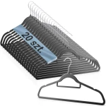 Welurowe wieszaki na ubrania 20szt MS-859 Massido