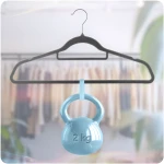 Welurowe wieszaki na ubrania 20szt MS-859 Massido