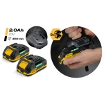 Wiertarko-wkrętarka akumulatorowa z udarem Humberg 21V HM-432