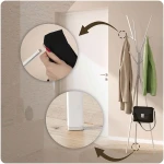 Wieszak na ubrania metalowy z półką stojący Massido MS-869