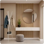 Wieszak na ubrania metalowy z półką stojący Massido MS-869