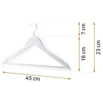 Wieszaki na ubrania drewniane 30szt MS-858 Massido