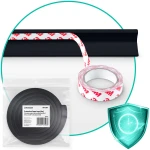 Zabezpieczająca taśma piankowa Ricokids 798711 czarna 6 m 