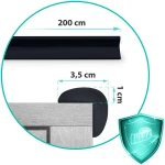 Zabezpieczająca taśma piankowa Ricokids 798701 czarna 2 m 