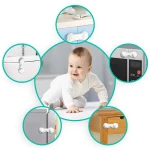 Zabezpieczenie otwierania szafek Ricokids 798300 10 szt białe