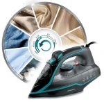 Żelazko parowe 2600W Berdsen BD-331 ceramiczna powłoka praca w pionie