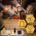 Zestaw narzędzi pneumatycznych 18 elementów do kompresora sprężarki Humberbg HM-256