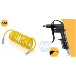 Zestaw narzędzi pneumatycznych 8 elementów do kompresora sprężarki Humberbg HM-256