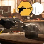 Zestaw narzędzi pneumatycznych 6 elementów do kompresora sprężarki Humberbg HM-256