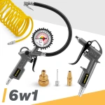 Zestaw narzędzi pneumatycznych 6 elementów do kompresora sprężarki Humberbg HM-256