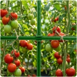 Złączki do tyczek 11mm typu 2 do pomidorów roślin Plonos PL-941 zielone 10szt 