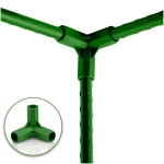 Złączki do tyczek 11mm typu 3 do pomidorów roślin Plonos PL-941 zielone 4szt 
