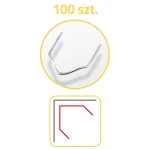 Zszywki do spawarki do plastiku 100 szt typ D Humberg